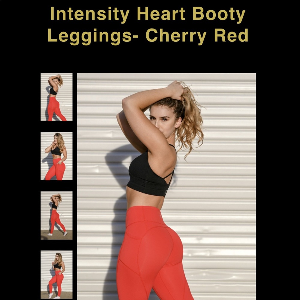 TIL YOU COLLAPSE Intensity Heart Booty SZ 6